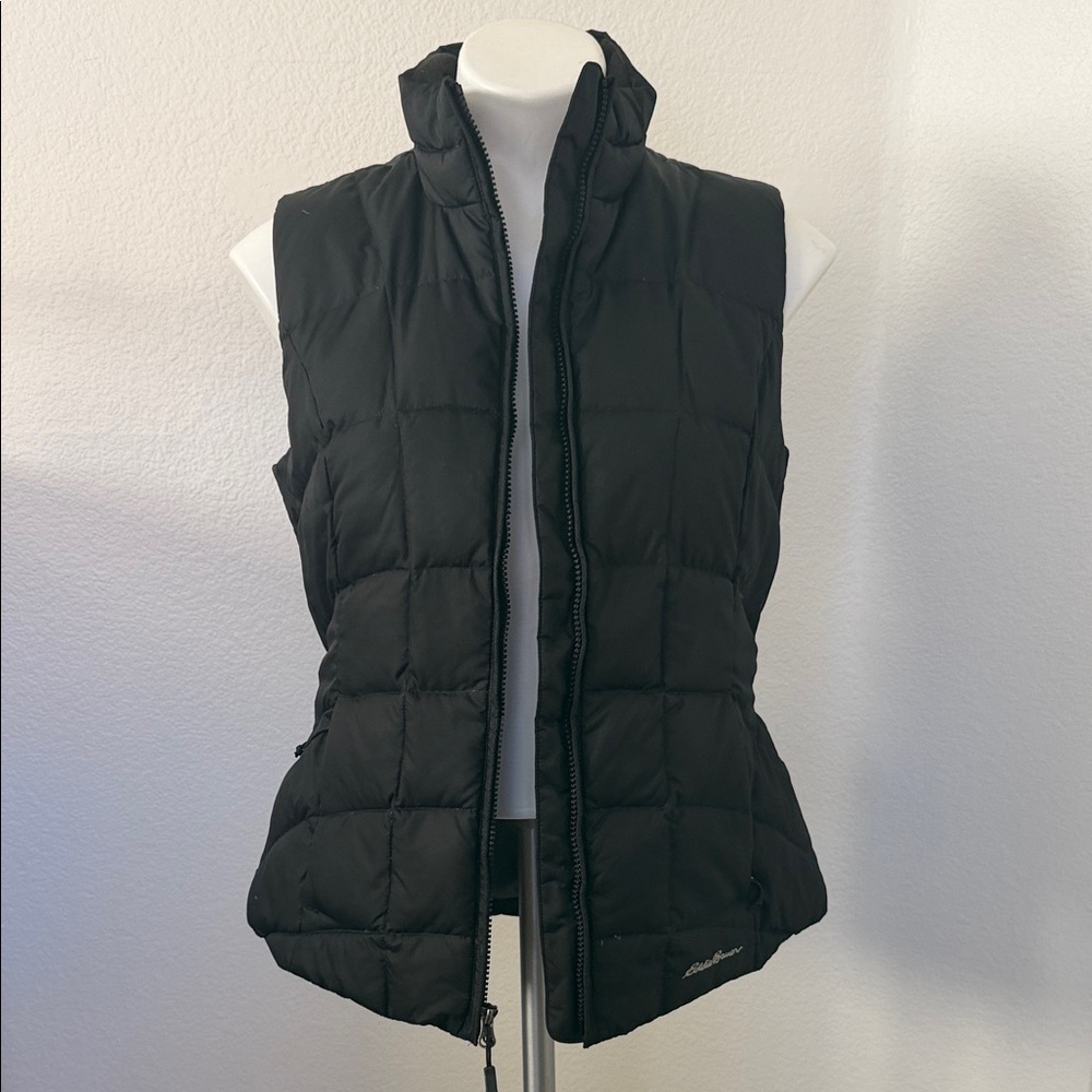 Eddie Bauer Women's Quilted Black Vest